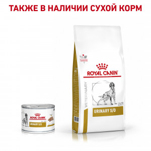 Royal Canin Urinary S/O Canine Корм диетический для собак при заболевании мочевыделительной системы, паштет, 0,2 кг